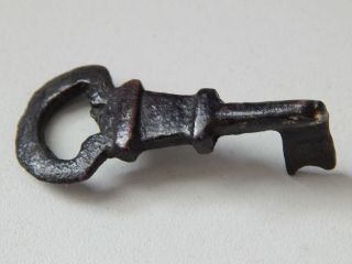 1.  3/4 " Antique French Little Roman Bronze Key,  Collectible