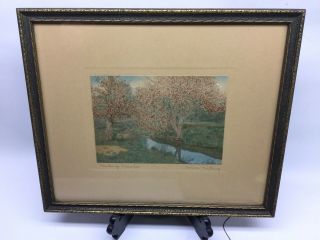 Vintage Wallace Nutting “ Meeting Branches “ 11” X 13” 3