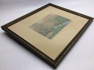 Vintage Wallace Nutting “ Meeting Branches “ 11” X 13” 5