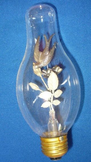 Aerolux Vintage Light Bulb Electric Flowers Swallow Bird Filament Antique Light