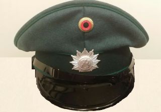 West German Green Schleswig - Holstein State Police Hat Old 1960 
