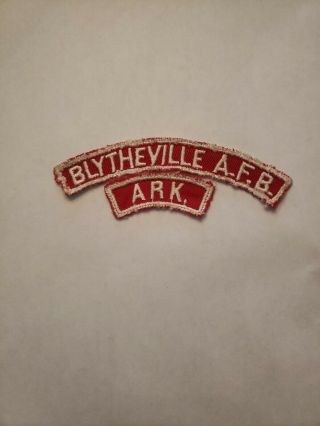 Boy Scout Blytheville/ark A.  F.  B.  Mbs Rws Community Strip Patch - Rare Vg