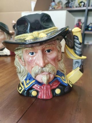 Royal Doulton Toby Character Mug Jug D7079 General Custer Large 7 Inch