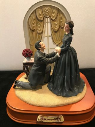 Gone With The Wind Figurines San Francisco Music Box,  The Proposal