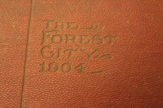 Vintage " The Forest City " 1904 Book