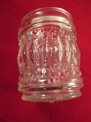 Cylindrical Glass Globe Entrance Porch Hall Stairway Or Outdoor Light Jelly Jar