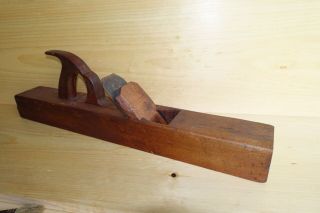 22” Wooden Jointer Plane With 2 3/8” W.  Butcher,  Sheffield Iron (b24)