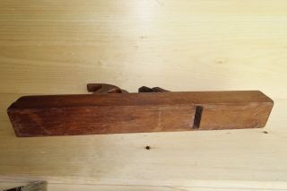 22” Wooden Jointer Plane With 2 3/8” W.  Butcher,  Sheffield Iron (B24) 4