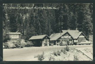 Ca Huntington Lake Rppc 1950 