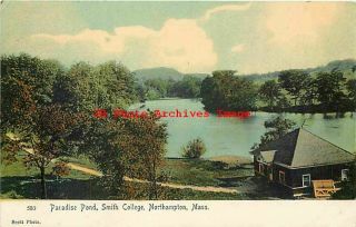 Ma,  Northampton,  Massachusetts,  Smith College,  Paradise Pond,  Scott No 580
