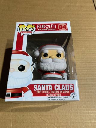 Funko Pop Holidays Rudolph The Red Nosed Reindeer Santa Claus 04 W/protector