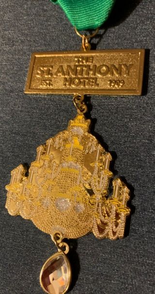 2019 - St Anthony Hotel 2019 Fiesta Medal.  A Very Rare Metal -
