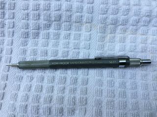 Vintage Koh - I - Noor Rapidomatic 0.  7 Mm 5637 Gray Drafting Pencil W Eraser