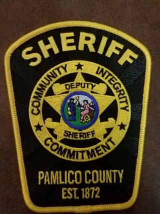 Pamlaco Nc Police / Sheriff Patch North Carolina