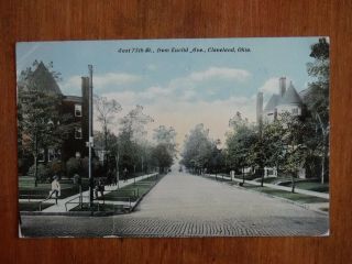 Oh Ohio; Cleveland,  East 75th From Euclid Ave. ,  Brick Road,  Pm 1911