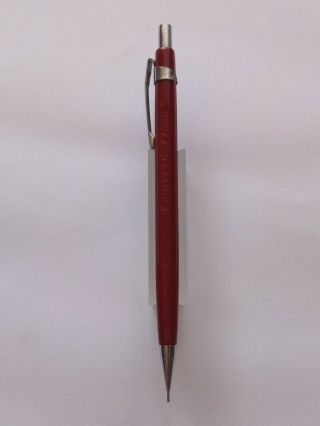Vintage Mechanical Pencil Pentel 11 (eleven) Burgundy Red 0.  5 Mm