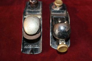 Vintage Stanley Low Angle Block Planes 110 & One W/Adjustable Plate 4