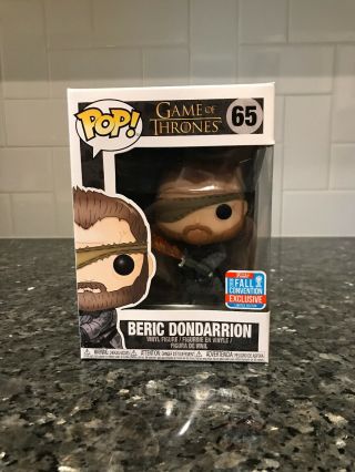 Funko Pop Beric Dondarrion - Game Of Thrones 65 2018 Nycc Exclusive Barnes