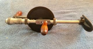 Vintage Millers Falls Mass Shoulder Brace Crank Drill Model 13 - A Made In Usa