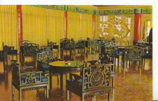 China Postcard - Lounge Of Chi - Lin Pavilion,  The Grand Hotel,  Taipei - Ref 1689a