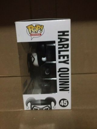 Funko POP Heroes 45 Harley Quinn Black and White Hot Topic Exclusive 2