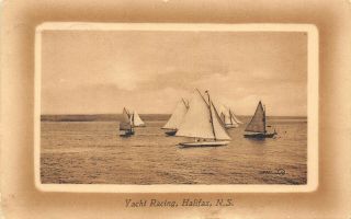 Yachting Race At Halifax Nova Scotia Shp 349