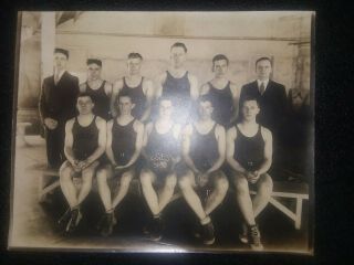Antique Basketball Ball Team Photo Texas Am Aggies ? 1931 32