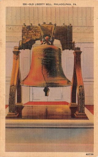 C20 - 9126,  Old Liberty Bell,  Philadelphia,  Pa.