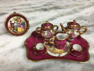 Antique Miniature Tea Set Limoges