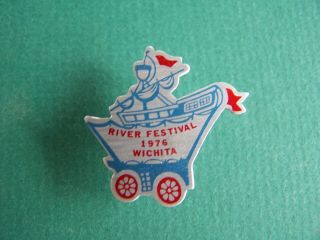 1976 Wichita River Festival Pin