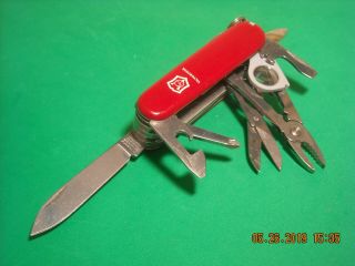 Collector ' s Pair Victorinox Swiss Champ and Classic Swiss Army Knives WORLD LOGO 6