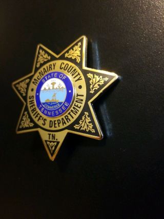 Mcnairy County Sheriff ' s Department Badge Tennessee State Of Commerce 4