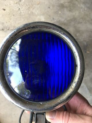 Sparton Teleoptic Series 400 W/blue Lens (p - 20) Vintage/antique Police/fire Light
