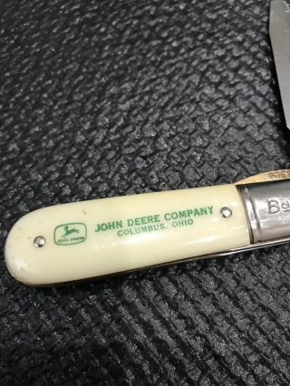 Ntsa John Deere Co Barlow Pocket Knife 3.  5 
