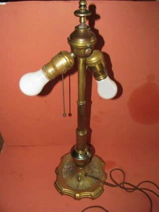 Vintage Plb & G Co.  Table Lamp 2049 Art Nouveau Deco Parlor Light