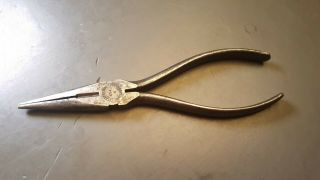 Vintage Crescent Needle Nose Pliers Crestoloy 654 - 6 U.  S.  A Crafting Jewelry Tool