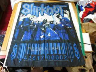 Slipknot People = Sh T Vintage Bar Code 2001 Wall Banner Made In Italy 31 " X 42 "