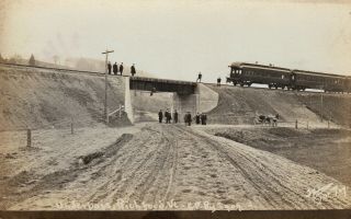 Richford,  Vt Rppc Automobile Underpass Canadian Pacific Railway 1909