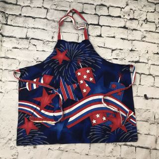 Apron Patriotic 4th Of July Red White And Blue Bbq