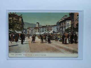M3604 Printed Postcard.  Locarno,  Switzerland