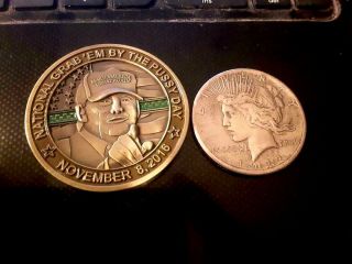 Rare U.  S.  Border Patrol Supports Trump Grab Them By The Pussy Day Challenge Coin