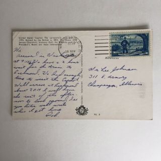 Future Farmers Of America 3 Cent Stamp Postmark Washington D.  C.  1962 Postcard