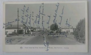 Rppc 29 Palms California View From 4 Corners Postacrd Vintage View