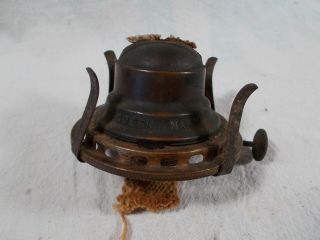 Vintage " 2 " Size Queen Mary Brass Oil Lamp Burner C1890s