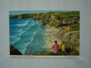 Watergate Bay Near Newquay Cornwall Postcard By John Hinde