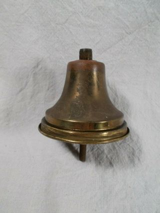 Vintage Brass Threaded Spacer For Electric Lamp Part 2&3/16 Inches Tall