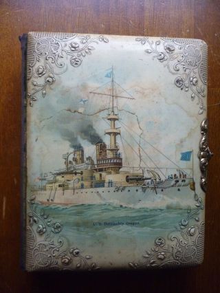U.  S.  Battleship Oregon Photo Album Circa 1896