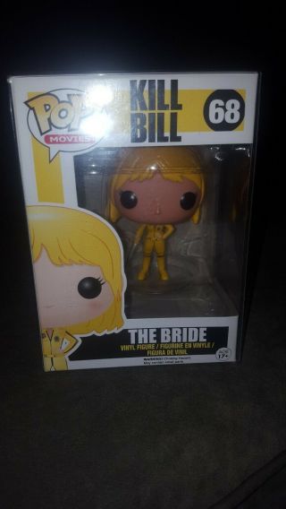 Funko Pop Movies Kill Bill - The Bride 68 Vaulted Ships With Soft Protector