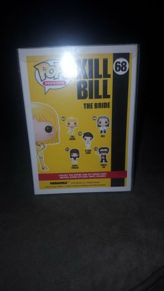 Funko Pop Movies Kill Bill - The Bride 68 Vaulted Ships with Soft Protector 3