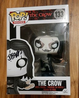 Funko Pop The Crow 133 Vaulted Signed And Drawn On By James O 